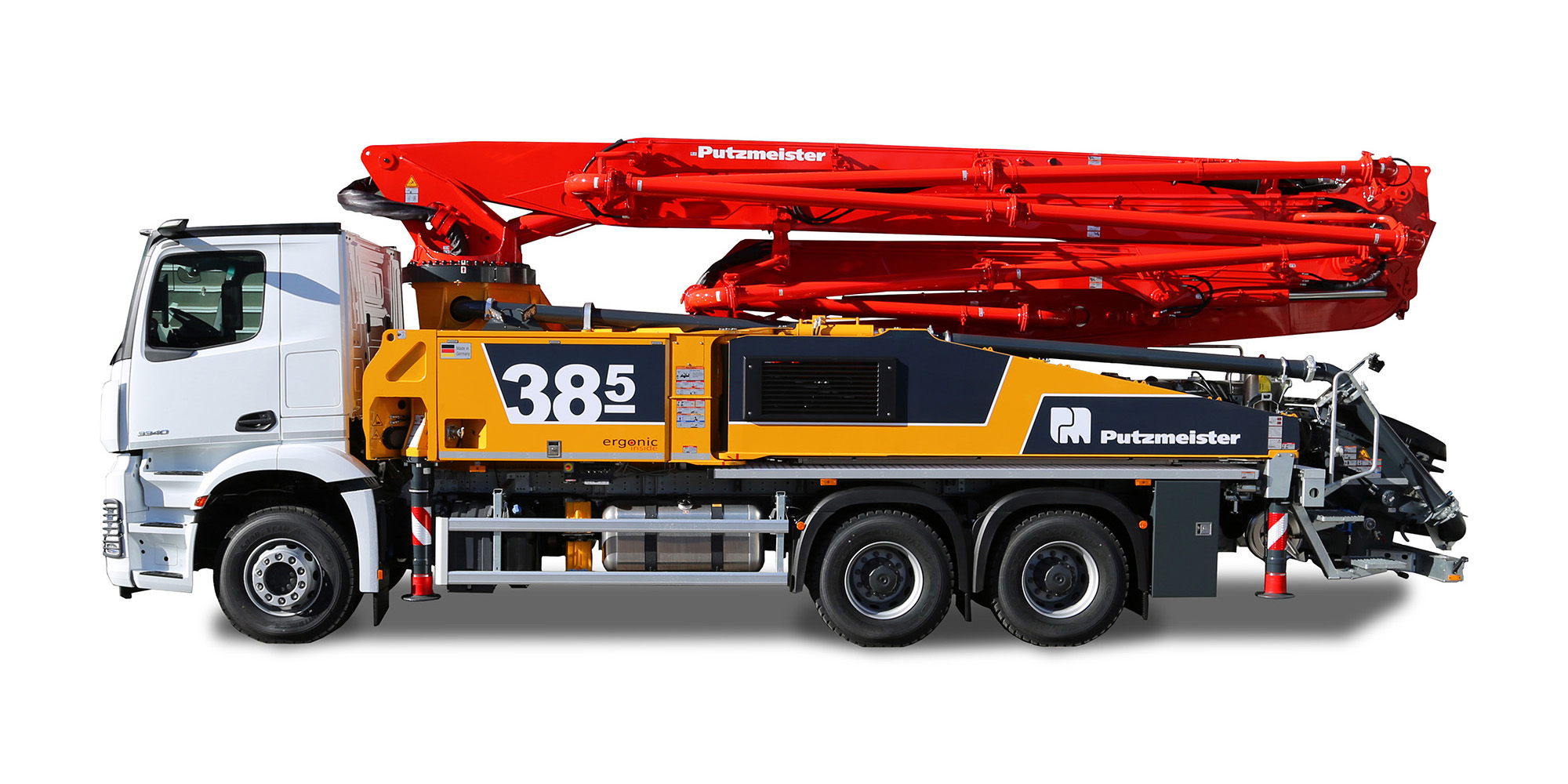 truck mounted concrete pumps