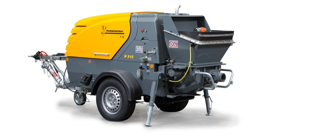 Putzmeister P715TD Concrete Trailer Pump