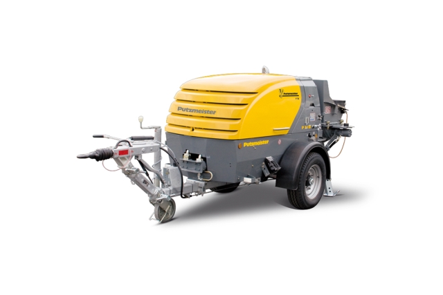 Putzmeister P718TD Concrete Trailer Pump
