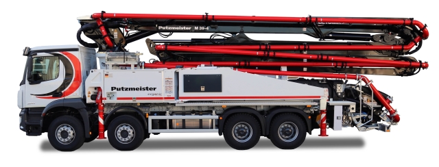 Putzmeister M 39-4 Truck Mounted Detach Concrete Pump