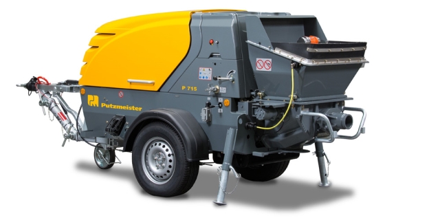 Putzmeister P 715 TD Concrete Trailer Pump