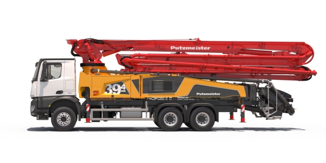 Putzmeister M 39-4 Truck Mounted Detach Concrete Pump